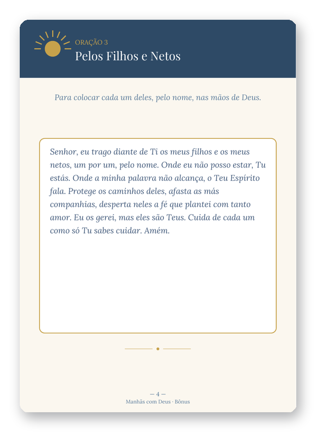 Bônus: 7 Orações
