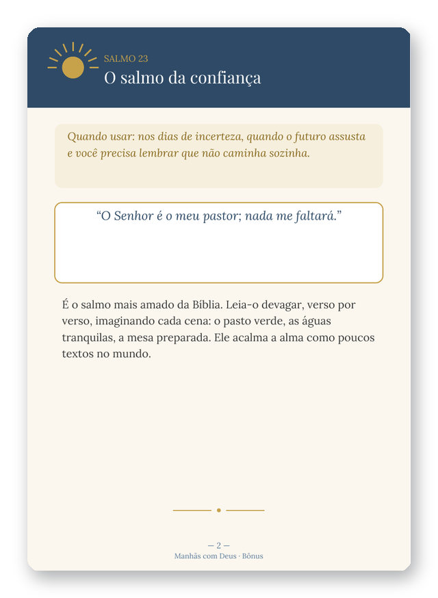 Bônus: 7 Salmos